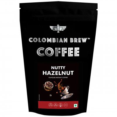 Colombian Brew Hazelnut Instant Coffee Powder