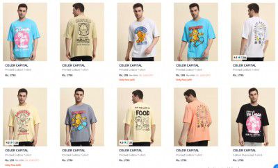 Color Capital Mens T-shirts Start At ₹199