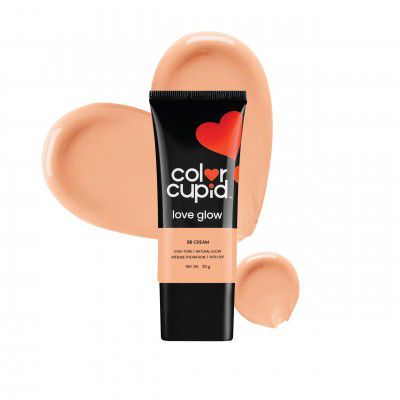 Color Cupid Hydrating Everyday Glow BB Cream with SPF - 30 g | Infused with Hyaluronic Acid & Ceramide | Love Glow | Walnut