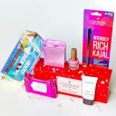 Colorbar Glam Makeup Kit | Flawless Finish Primer | Intensely Rich Kajal | Makeup remover Wipes | Nail Lacquer remover wipes |Nail Paint |PouchColorbar Glam Makeup Kit...