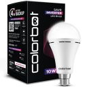 Colorbot 10W Emergency Inverter Rechargeable LED Bulb for Power Cut (Pack of 1)...