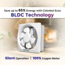 Colorbot Ecoz BLDC Exhaust Fan 150mm (6 inches) for Bathroom, Kitchen | 10W...