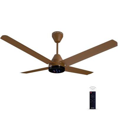 Colorbot Stella Quad1200 mm 4 Blade Designer BLDC Ceiling Fans (Caramel Brown)