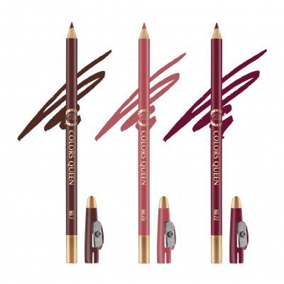 Colors Queen Matte Lip Liner Pencil | (Combo - 02)