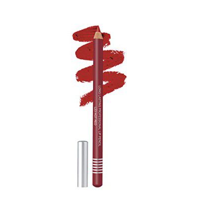 COLORS QUEEN Matte Lip Liner Pencil | Non Transfer Lip Liner For Professional Makeup | Lip Liner Pencil Waterproof (L-23, Hot Red)