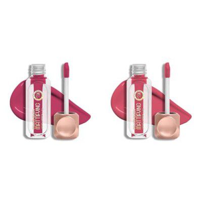 Colors Queen Mattifying Liquid Lipstick for Women Combo Pack of 2 | Long Lasting Liquid Matte Lipstick