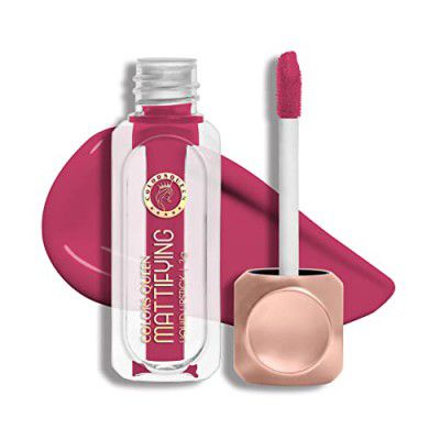 Colors Queen Mattifying Non Transfer Liquid Lipstick – 18 Rosy Sunday – 3g