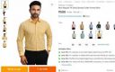 Colours n' Collars Men Regular Fit Solid Spread Collar Formal Shirt...