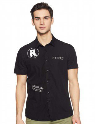 Colt Mens Printed Slim fit Casual Shirt
