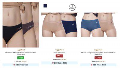 Ajio : Upto 68% Off On Loggerherd Womens Panties