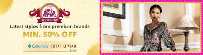 Columbia, RITU KUMAR & More Women's Apparel Min 50% off 