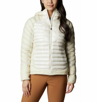 Columbia Womens Labyrinth Loop Hooded Jacket (WR4228_Chalk_XS)