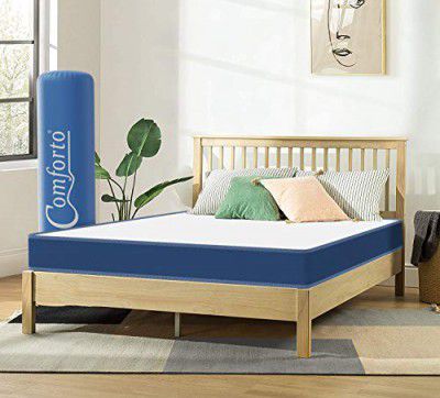 Comforto Siesta 6 Inch Dual Comfort King Size Foam Mattress (78x72x6 Inch) - Mattress in a Box