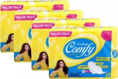 Comfy Snug Fit Sanitary Pad  (Pack of 72)