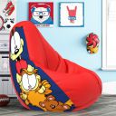 ComfyBean Bag with Beans Filled 4XL- Official: Garfield Bean Bags - for Adults - Max User Height : 5.5-6 Ft.-Weight : 70-99 Kgs(Model: Garfield_Artwork-4 - Red)...