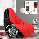 ComfyBean Bag with Beans Filled 4XL- Official: Roadies Bean Bags - for Adults - Max User Height : 5.5-6 Ft.-Weight : 70-99 Kgs(Model: Roadies-Artwork 4 - Red)...