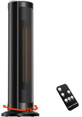 [Extra Rs 3137 Off] COMFYHOME 70CM 2000W Room Heater for Bedroom w/Remote, Low Consumption, Room Heaters Home for Winter | 1 Year Warranty
