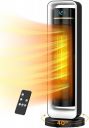 COMFYHOME 72CM 2000/1000 Watts PTC Ceramic Room Heater for Home w/Remote, 12H Timer, Overheat & Tip-Over Protection, ISI Approved, Electric Fan Heater Ideal for Small and Medium Area up to 300 sq.ft...