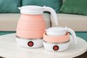Compact & Foldable Hot Water Kettle 600ml | Silicone Electric Kettle For Travel...