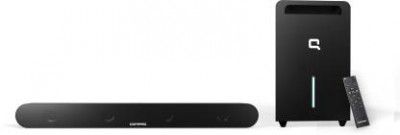 Compaq Horq Series subwoofer 200 W Bluetooth Soundbar (Black, 2.1 Channel)