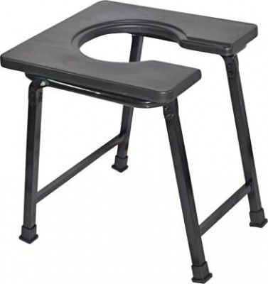ComportSpa Medical bedside folding toilet chair for patient,Disabled And Pregnant Woman Commode Chair  (Blue, Black)