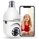 Conbre BulbXR 2MP Full HD Indoor Wireless WiFi CCTV Security Camera | Includes Indian Holder...