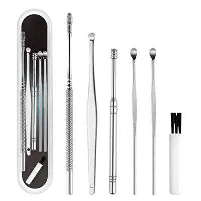 Concepta 5 Pcs Ear Pick with a Storage Box Earwax Removal Kit | Ear Cleansing Tool Set | Stainless Steel Ear Curette Ear Wax Remover Tool