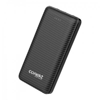 conekt Zeal Proton Pro 10000 mAh Fast Charging Power Bank (1 Micro USB Type B, 1 Type C & 2 Type A Ports, ABS Casing, LED Charging Indicator, Black)