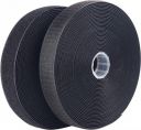 Connecticut Non Adhesive Hook & Loop (5m*25mm, Black) Tape nterlocking Tape No Glue on Back Side Tape, and use Crafts and Sewing Crafts, DIY Clothes, Shoes etc....