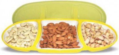 Connectwide Plastic Plastic Sleek Snack And Dry Fruit Candy Dinner Set