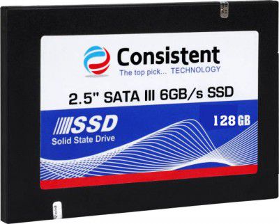 Consistent (CTSSD128S6) 128 GB Laptop, Desktop, All in One PCs Internal Solid State Drive (SSD) (S6)  (Interface: SATA, Form Factor: 2.5 Inch)
