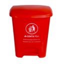 Conta 0803 CK 23 Conta Kleen Pedal Dustbin, Red - 25 L...