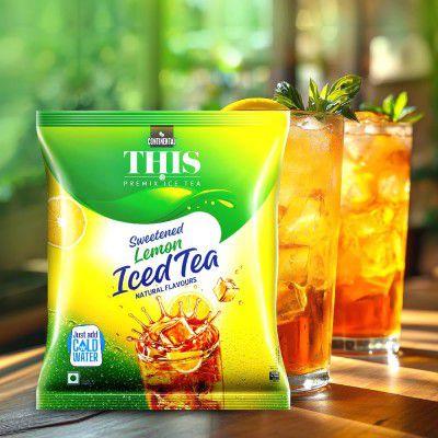Continental THIS Lemon Iced Tea | Instant Ice Tea Powder | 400g Pouch
