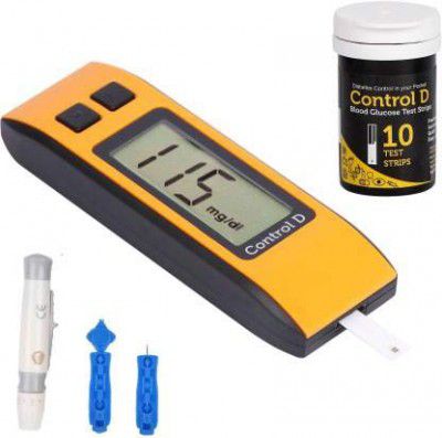 Control D Blood Glucose Monitor (Pack of 10 Strips)