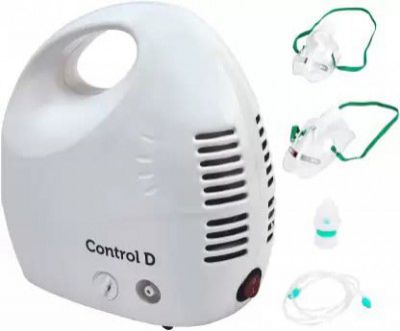 Control D Pro Max Respiratory Machine with Complete Mask Kit for Kids & Adults Nebulizer