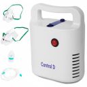 Control D Respocare Compressor Portable Nebulizer with Complete Kids & Adults Mask Kit (White)...