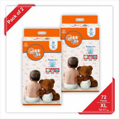Coo Coo Baby Pullup Diaper Pants - XL (72 Pieces)