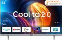 Coocaa 32S3U-Pro 32 inch HD Ready LED Smart Coolita TV with Dolby Audio and Eye Care Technology...