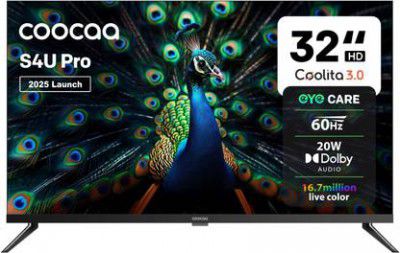Coocaa S4U Pro (32") HD Ready LED Smart Coolita TV  (32S4U Pro)