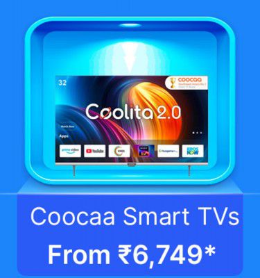 Coocaa TVs starts @ Rs. 6749 on Flipkart's Big Billion Days Sale