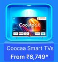 Coocaa TVs starts @ Rs. 6749 on Flipkart's Big Billion Days Sale...