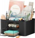Coofandy Desk Organizer 5 Compartments with 2 Drawers (Black)...