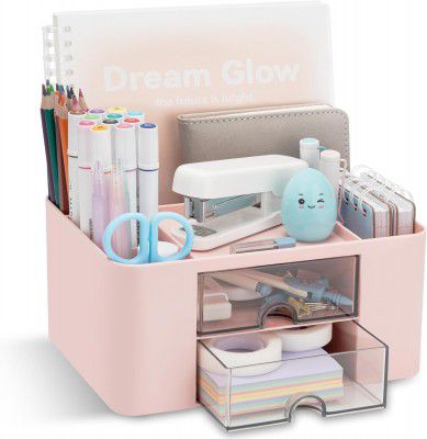 Coofandy Versatile Desk Organiser - Pink
