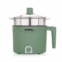 Cookwell Multipurpose Cook Kettle With 1.5L Nonstick Inner Pot, Stainless Steel Mess, Idli Stand, Stainless Steel Steamer, Egg Tray (600W)...