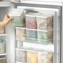 Cookzella Plastic Fridge Container - 1000 ml (Pack of 6, Off White)...