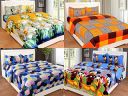 Cool Dealzz Cotton Double Bedsheets Along with 8 Pillow Covers - Combo Pack of 4...
