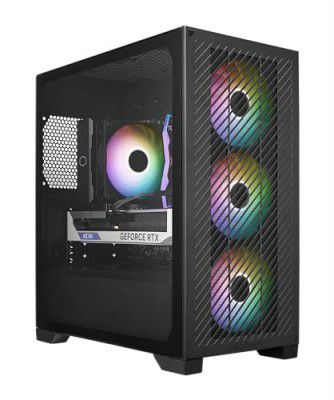 Cooler Master Elite 301 Lite Computer Case - Black |Up to 365mm GPU | upto 280mm AIO Support | m-ATX Motherboard Support Only | Type C Connector in Front