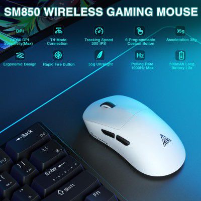 CORBOBO SOLAKAKA SM850 - Wireless Gaming Mouse 