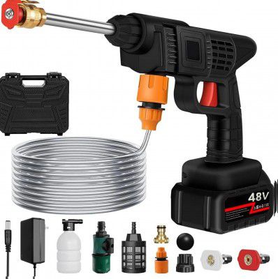 LAVISHLOOK Cordless Portable Wireless Pressure Washer Gun