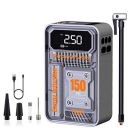 Cordless Tyre Inflator for Car, Tyre Inflator Rechargeable 150PSI Air Pump for Car Tyre with LCD Display, LED Light, Tire Pressure Test, Auto Off, Tyre Inflator for Car, Bike, Motorcycle...